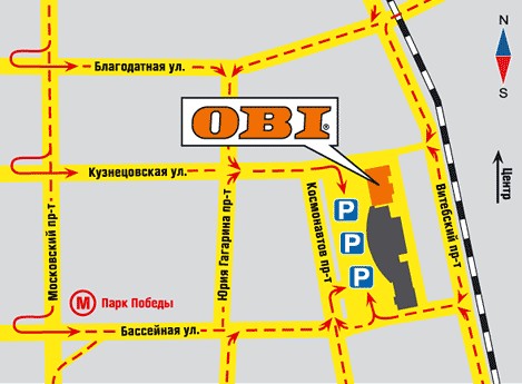 Obi Магазины В Москве На Карте